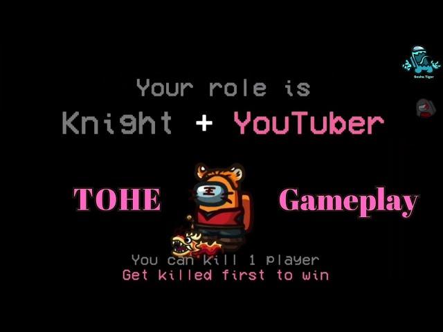 Being a KNIGHT Role In Among Us TOHE MOD | Among us TOHE Knight Role Gameplay