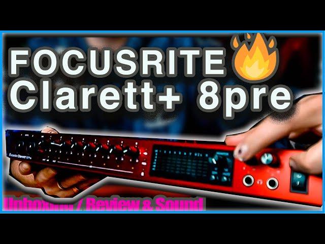 FOCUSRITE CLARETT+ 8pre: Overview & Test (Is it as Good as they say?)  English Review