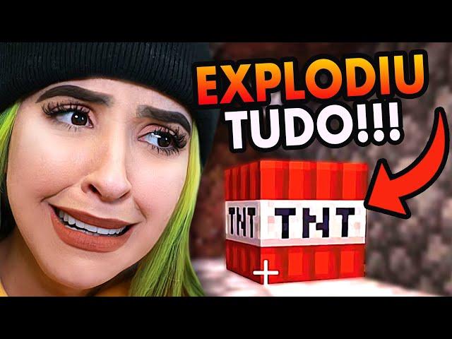 ELE COLOCOU TNT NA MINHA CASA!!!!! (Minecraft)