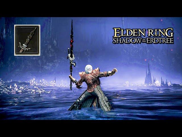 Elden Ring Shadow of the Erdtree - Messmer's Spear of the Impaler Weapon Moveset Showcase