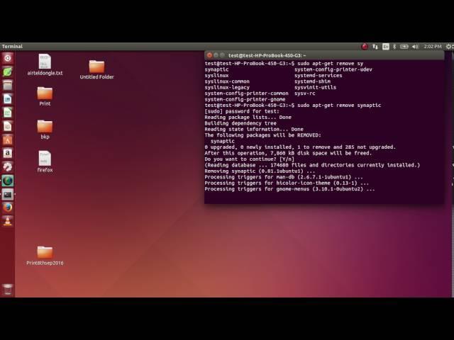 how to uninstall application in ubuntu 14 04 in Tamil