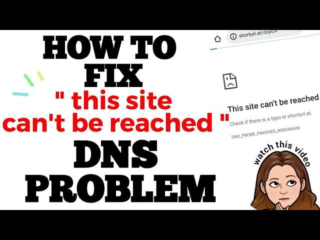 FIX THIS SITE CAN'T BE REACHED | DNS PROBLEM | ANDROID PHONE |