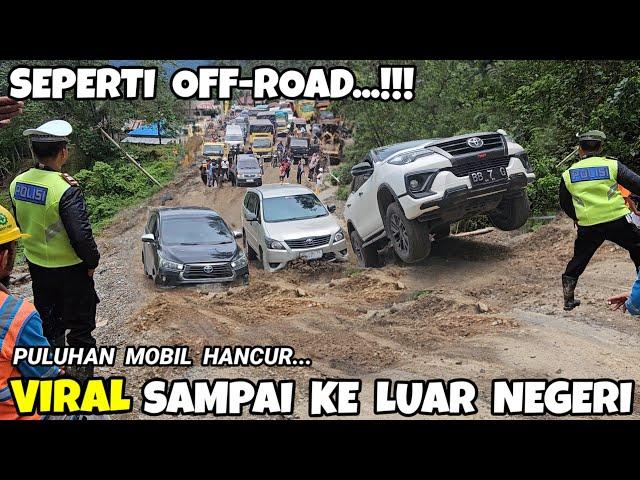 SEPERTI OFF-ROAD...!!! Mobil Mahal Hancur,Batu Jomba VIRAL #offroad #Viral #fyp #automobile