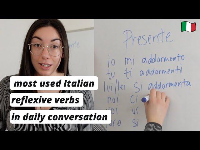 20 Italian reflexive verbs you need to master for daily conversation (Sub)