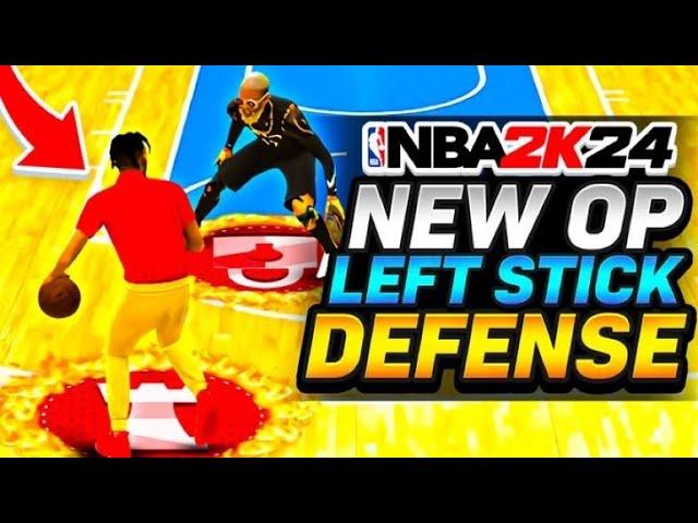 How to do *NEW* LEFT STICK DEFENSE on NBA2K24 GET GHOST CONTEST!! How to PLAY DEFENSE NBA2K24