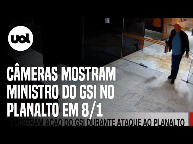 GSI: vídeo da CNN Brasil mostra ministro Gonçalves Dias no Palácio do Planalto durante 8 de janeiro