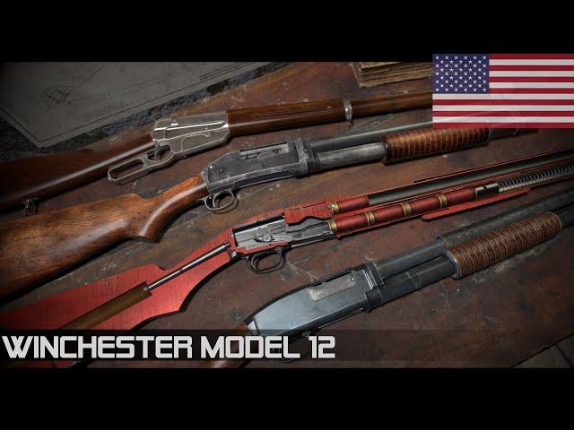 Winchester Model 12 (function and disassembly) #animation #gaming