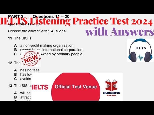 IELTS Listening Practice Test 2024 with Answers | March Exam