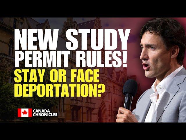 Canada’s New Study Permit Rules 2024: Avoid These Mistakes or Risk Deportation! | Canada Immigration