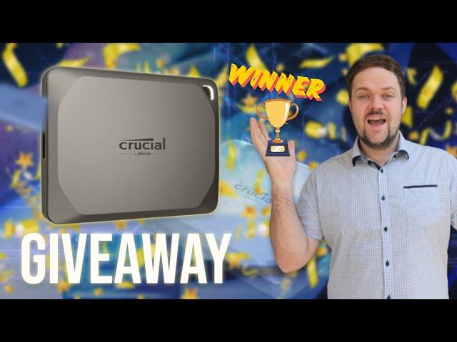 And the Winner Is... Crucial X9 Pro 1TB SSD Giveaway Results! 