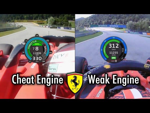 Cheat Ferrari Engine vs Weak Ferrari Engine