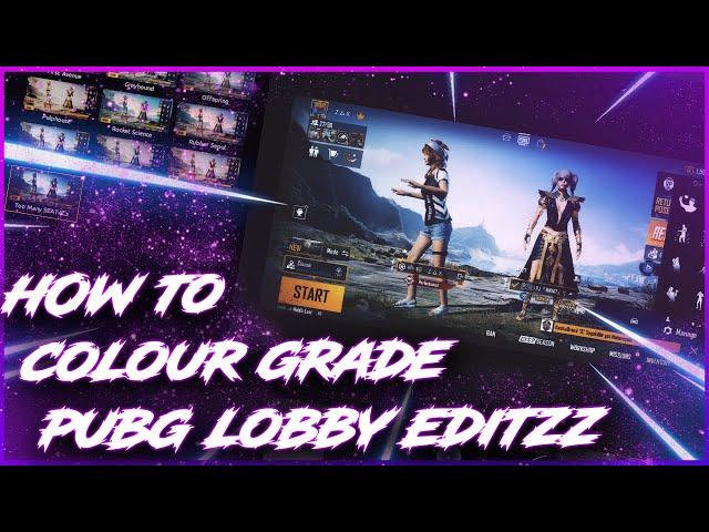 How To Colour Grade Pubg Lobby Editzzz || Colour Grading Tutorial For Beginners || Zax Plays