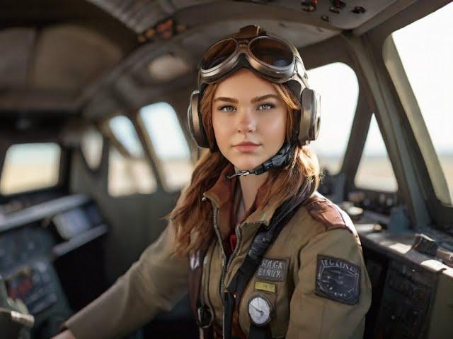 Courage and Skill Female Pilot Manages Emergency Landing with Failing Airplane