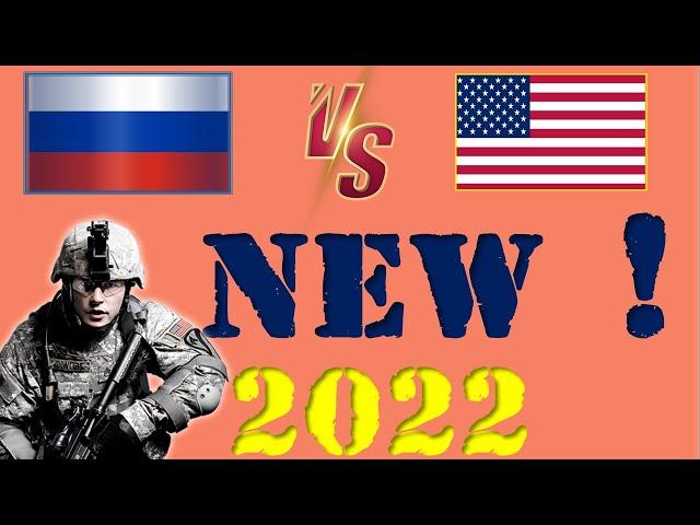 NEW!!! Russia VS USA  Army 2022  Military power comparison