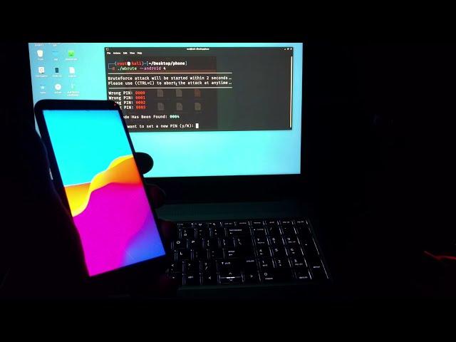 How to unlock Android screen pin code  using  kali linux |nethunter | termux