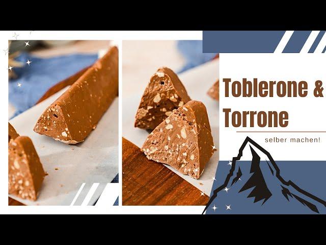 Hausgemachte Toblerone mit selbstgemachtem Torrone – Das perfekte Weihnachtsgeschenk!