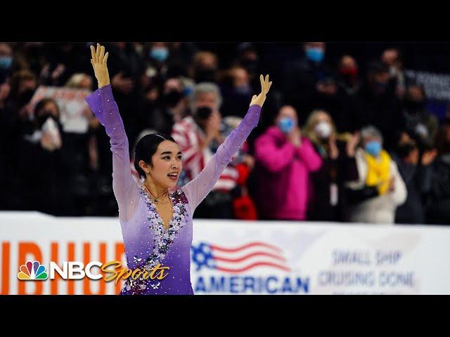 Karen Chen earns silver, Olympic spot in nail-biting Nationals free skate | NBC Sports