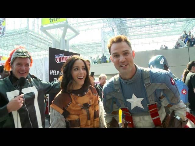 Clark, Chloe, and Gabriel Undercover at Comic-Con - Marvel's Agents of S.H.I.E.L.D.