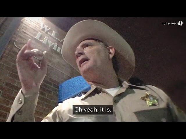 This Sheriff changes stance on weed after smoking a joint for first time.