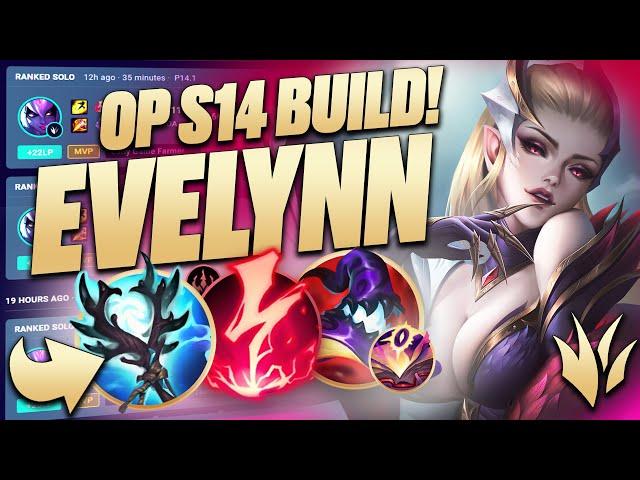 Why EVELYNN Is A BEST JUNGLER With This 73% Win Rate Build For Season 14! (How To Build & Carry)