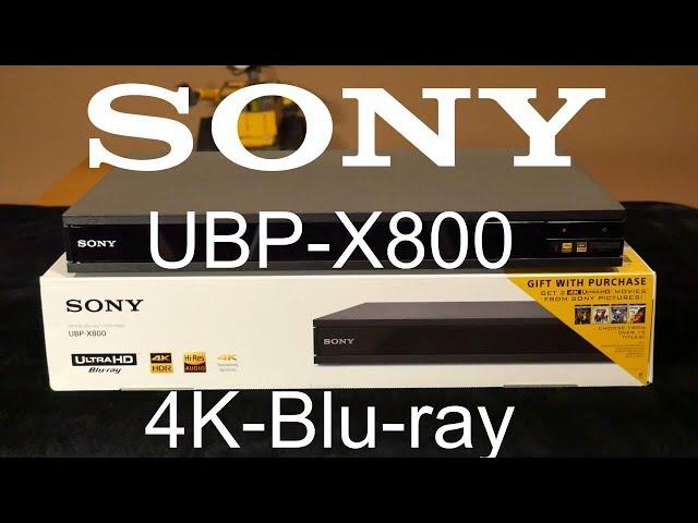 Sony UBP-X800 4K Ultra Blu-ray player