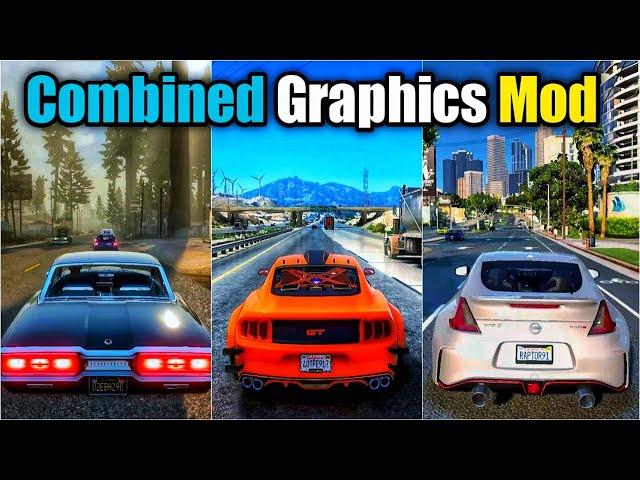 GTA 5 - How to install NVE + QuantV + Realism Beyond + VRemastered + FOSA - (Combined) Graphics Mods