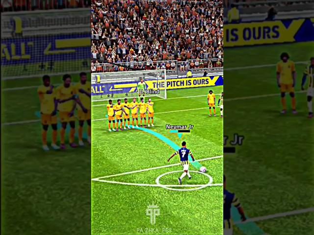 Tutorial  Under Wall Free Kick|| Efootball 23 Mobile || #efootball2023 #pesmobile23 #football #pes