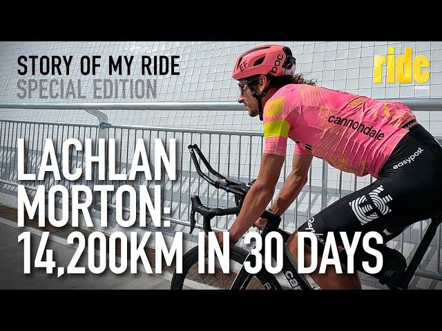 Story of my ride with Lachlan Morton near the end of his 14,200km lap of Australia (Sydney arrival)