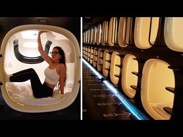 Staying In A TOKYO CAPSULE HOTEL