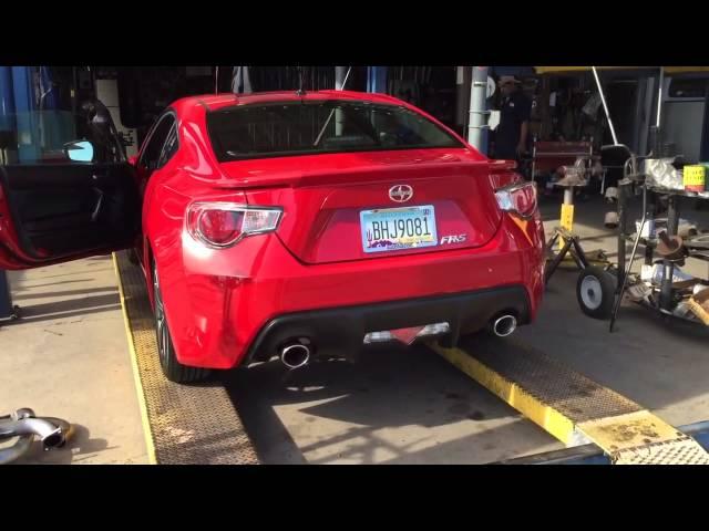 2014 Scion Frs muffler delete