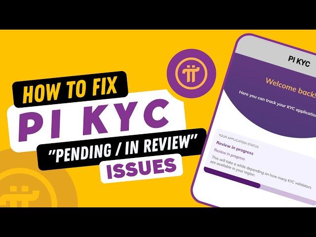 How to solve Pending Pi Network KYC Problem #picoin