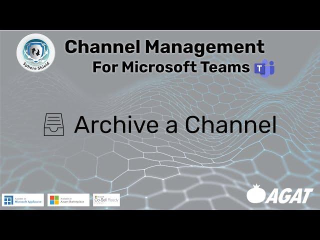 How to Archive a Microsoft Teams Channel