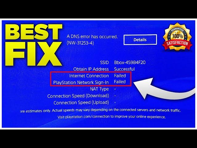 ️ FIX CANNOT CONNECT TO SERVER PS4 | DNS ERROR NW-31253-4 (NEW 2021)