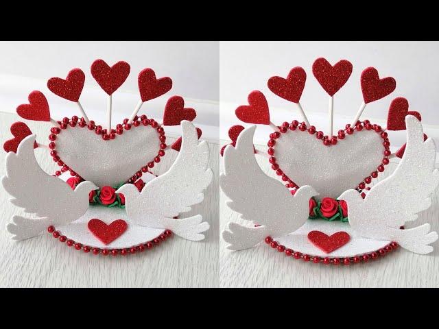 Valentine's day decor idea  Easy DIY Valentine's day craft