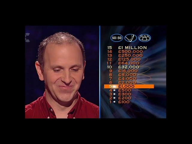 WWTBAM UK 2000 Series 8 Ep23 | Who Wants to Be a Millionaire?