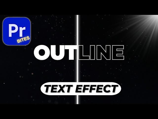 How to Create an Outline Text Effect in Premiere Pro