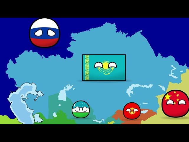История Казахстана - Countryballs