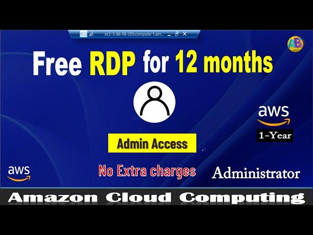 Free RDP | How to get the AWS 12 months free tier RDP || Learninginns