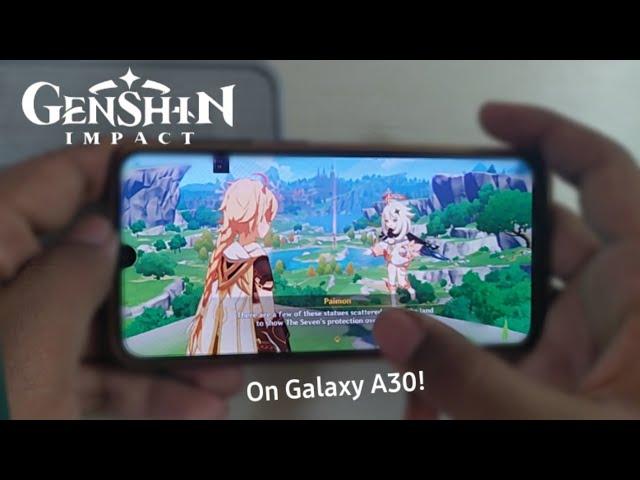 Genshin Impact on Galaxy A30 | Exynos 7904 | 4GB RAM