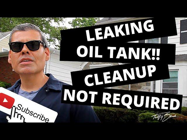 Tank TV Episode 012 - Leaking Oil Tank! Cleanup Not Required.