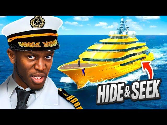 SIDEMEN REVERSE HIDE & SEEK ON KSI'S MEGA YACHT