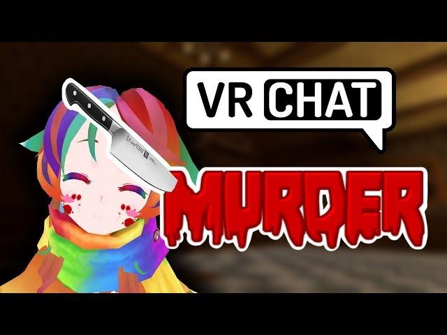 [VRChat Murder] Watch a small Derp Loli go knife crazy!