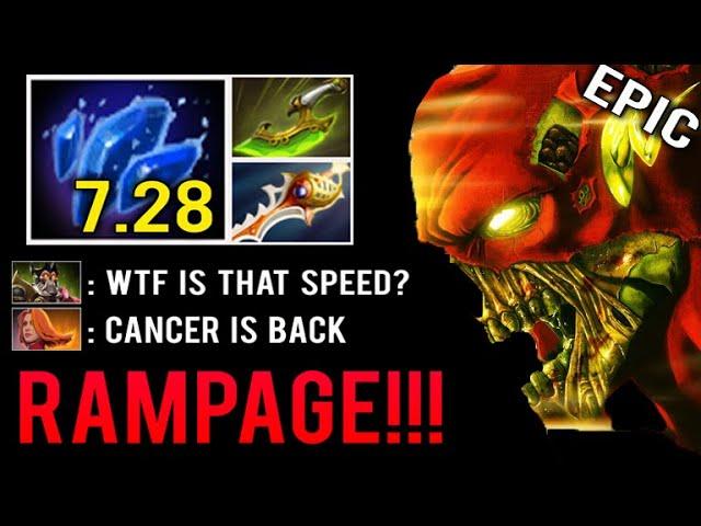 NEW CRAZY RAMPAGE Monster Max Speed Pure Damage Shard Megacreeps Comeback Imba 7.28 Flash Dota 2