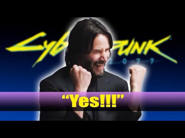 Jhonny Silverhands Sex mod , Keanu's reaction.