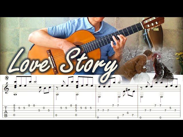 Love Story (Where Do I Begin?) - Fingerstyle Guitar | TAB