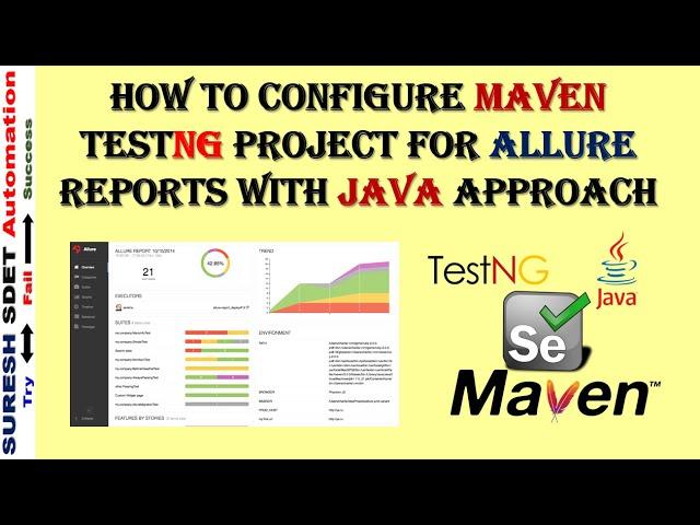 Allure Reports | How to Configure Allure Reports with TestNG + Maven Project | Selenium