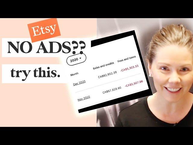 HOW to get SALES on ETSY WITHOUT ads | No Etsy Ads? GET Etsy Sales WITHOUT ADS