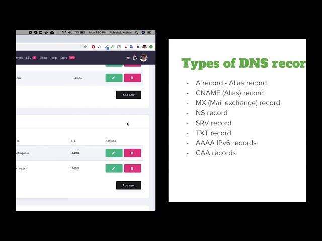 What are different DNS records types ? - Part 1