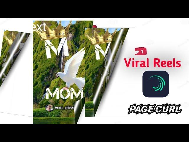 How to make page curl effect alight motion# page curl effect editing#viral#instagram#editing#video