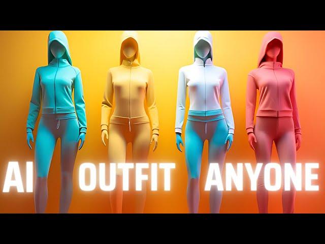 FREE AI Tool to Change Dress in Seconds - Outfit Anyone (Defooocus)